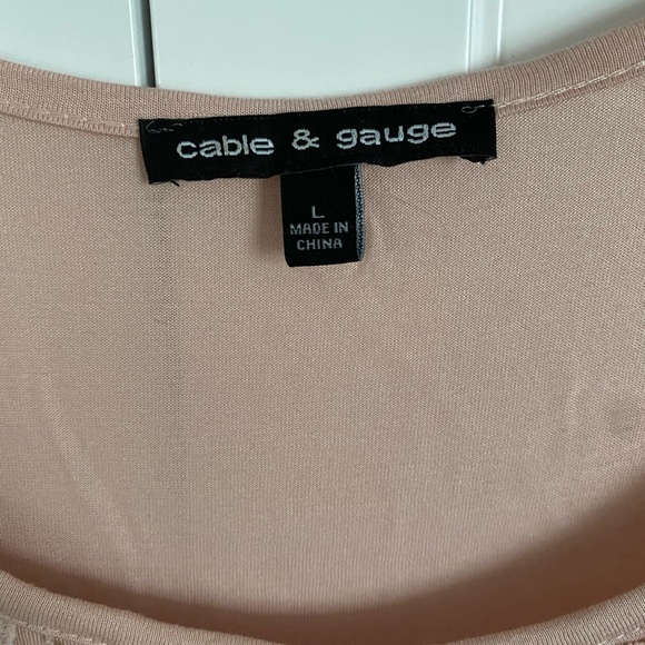 CABLE & GAUGE SLEEVLESS TOP - Picture 3 of 3